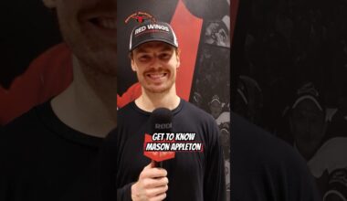 Getting to know Red Wings forward Mason Appleton