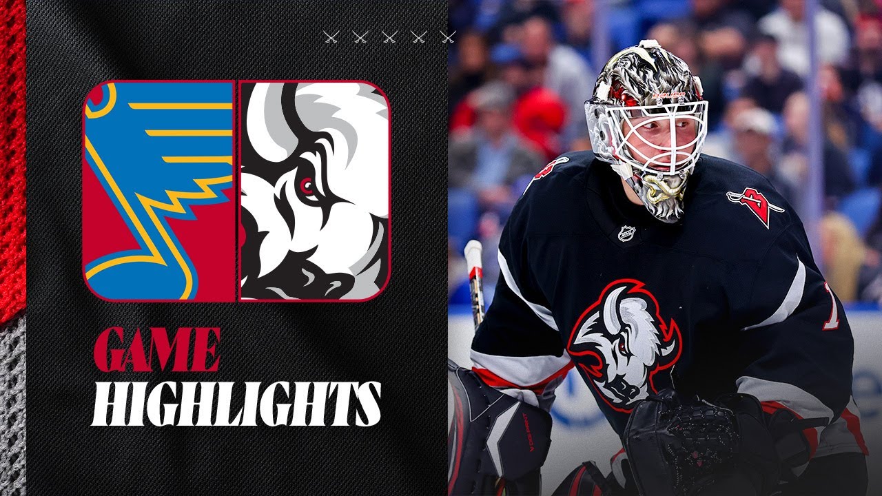 Tyson Kozak Returns To Lineup | Buffalo Sabres Loss To St. Louis Blues | Game Highlights