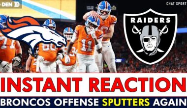 🤮NOTHING BUT SLOP! Instant Reaction To Broncos DISGUSTING Win Over The Las Vegas Raiders