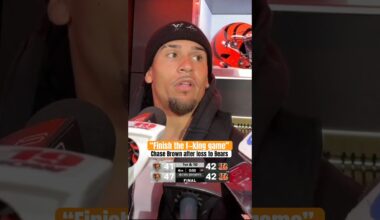 Bengals blew lead to Chicago with 50 seconds left 😬