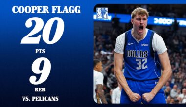 Cooper Flagg (20 PTS 9 REB) vs. New Orleans Pelicans | November 5, 2025