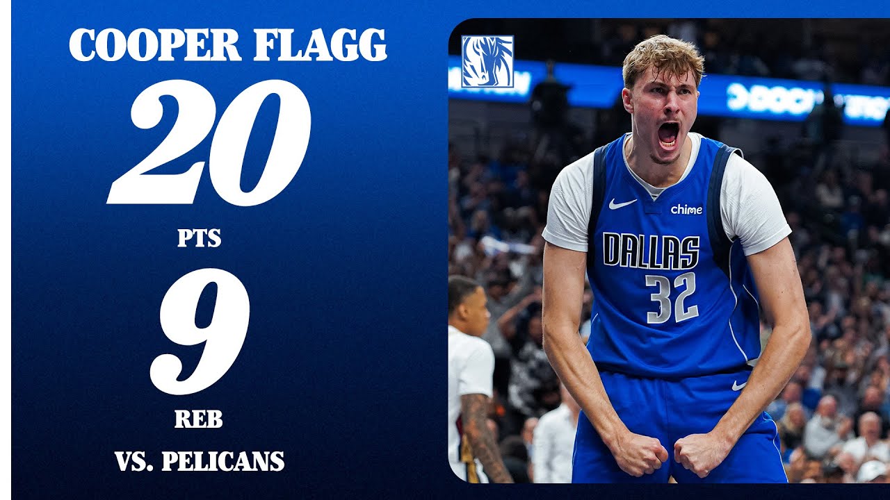 Cooper Flagg (20 PTS 9 REB) vs. New Orleans Pelicans | November 5, 2025