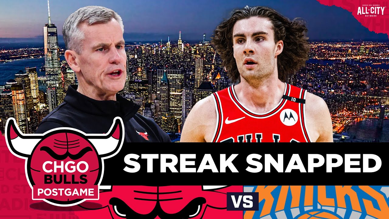 BULLS POSTGAME: Undefeated Streak ENDS as Bulls Fall to Scorching Knicks | CHGO Bulls Podcast