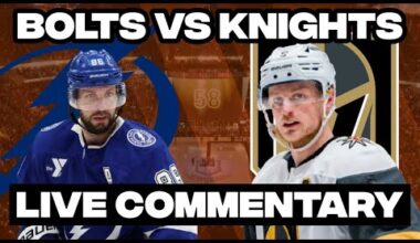 Vegas Golden Knights Vs Tampa Bay Lightning LIVE COMMENTARY | 2025-26 NHL Season