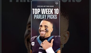 Our Favorite +300 NFL Parlay for Week 10! #shorts