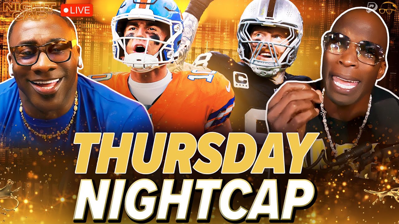 Unc & Ocho react to TNF: Broncos beat Raiders, Marshawn Kneeland passes away, AB arrested | Nightcap