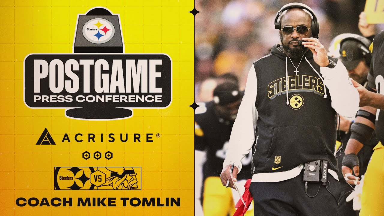 Coach Mike Tomlin Postgame Press Conference (Week 4 vs Minnesota Vikings) | Pittsburgh Steelers