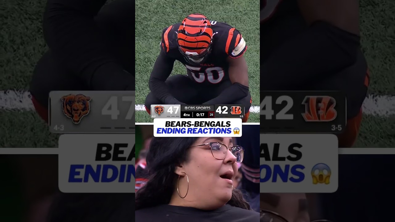Bears-Bengals ending was CINEMA 🙌 #shorts