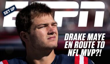 Taylor Lewan lays out CONCERNS for Drake Maye with the New England Patriots' o-line 👀 | Get Up