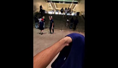 Receiving a Yankee sweater vest giveaway at Yankee Stadium #baseball #mlb #newyorkyankees ￼