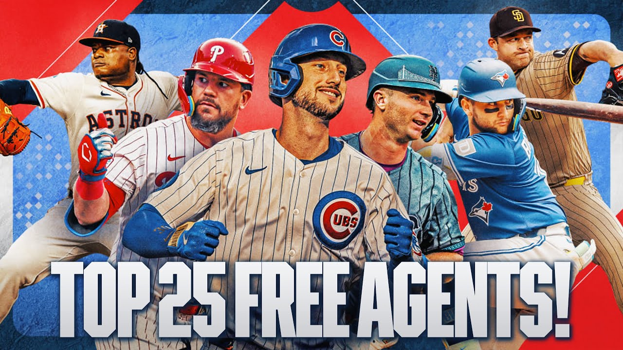 TOP 25 FREE AGENTS: Where will they land?! (Ft. Kyle Tucker, Shota Imanaga, Kyle Schwarber & MORE!)