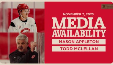 Mason Appleton, Todd McLellan Morning Skate Media | Nov. 7, 2025