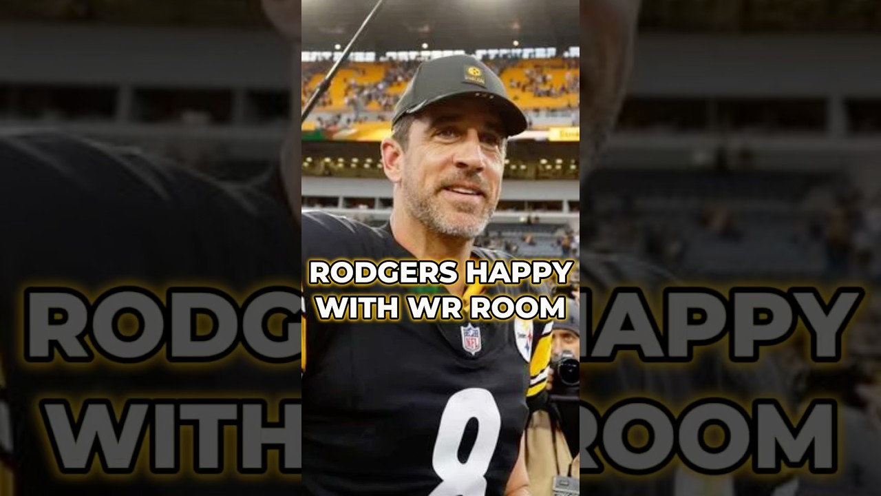 Aaron Rodgers HAPPY With The Steelers WR Room Despite No WR Trade At The Deadline #shorts