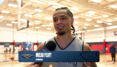 Micah Peavy on his on-ball defense, Derik Queen | New Orleans Pelicans