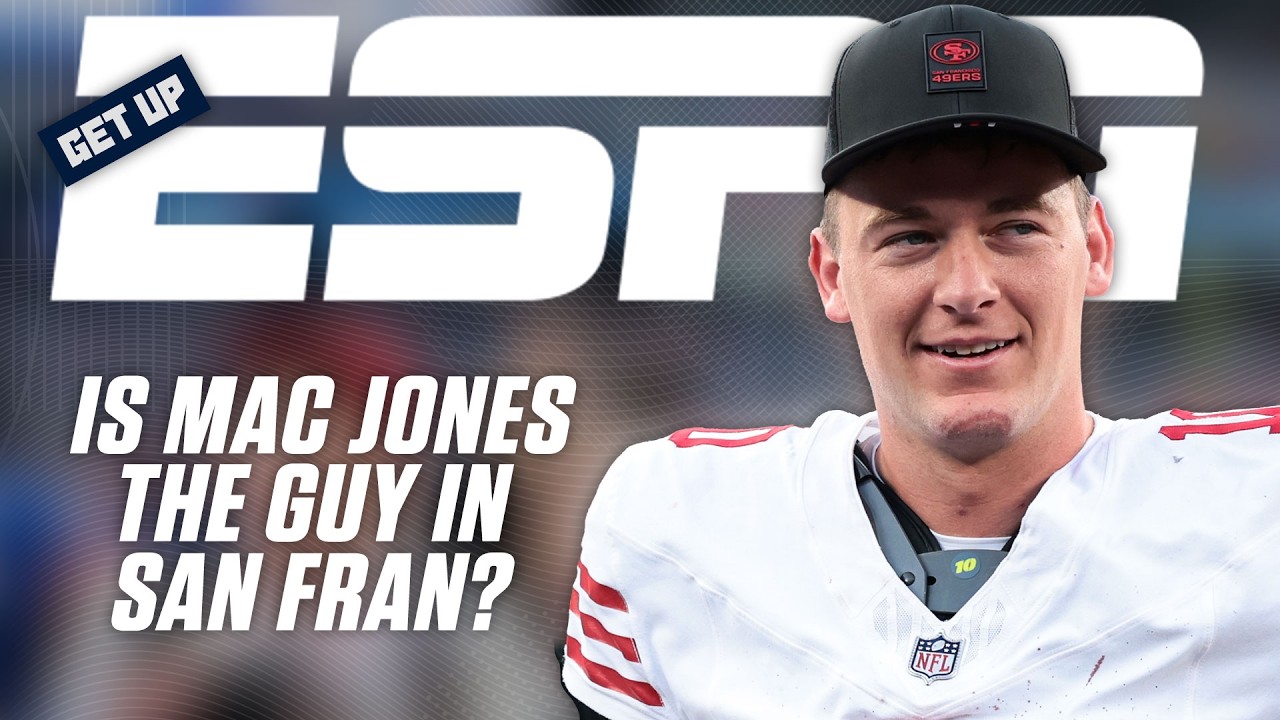 Peter Schrager CONFIRMS THE RUMORS that Kyle Shanahan LOVES Mac Jones as the 49ers QB 😳 | Get Up