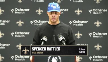 Spencer Rattler interview | Saints-Buccaneers Postgame | 2025 NFL Week 8
