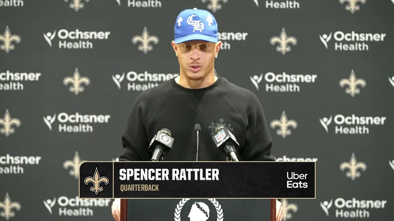Spencer Rattler interview | Saints-Buccaneers Postgame | 2025 NFL Week 8