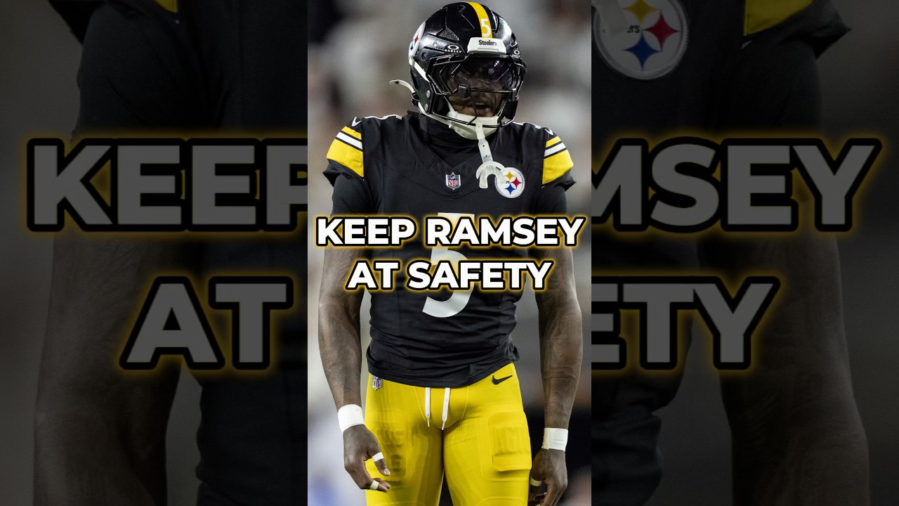 Why The Pittsburgh Steelers Should Keep Jalen Ramsey At Safety For The Rest Of The Season #shorts
