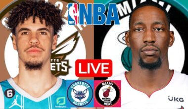 LIVE: CHARLOTTE HORNETS vs MIAMI HEAT | NBA | PLAY BY PLAY | SCOREBOARD