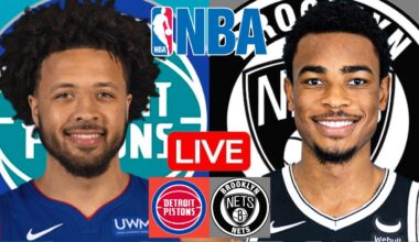 LIVE: DETROIT PISTONS vs BROOKLYN NETS | NBA | PLAY BY PLAY | SCOREBOARD