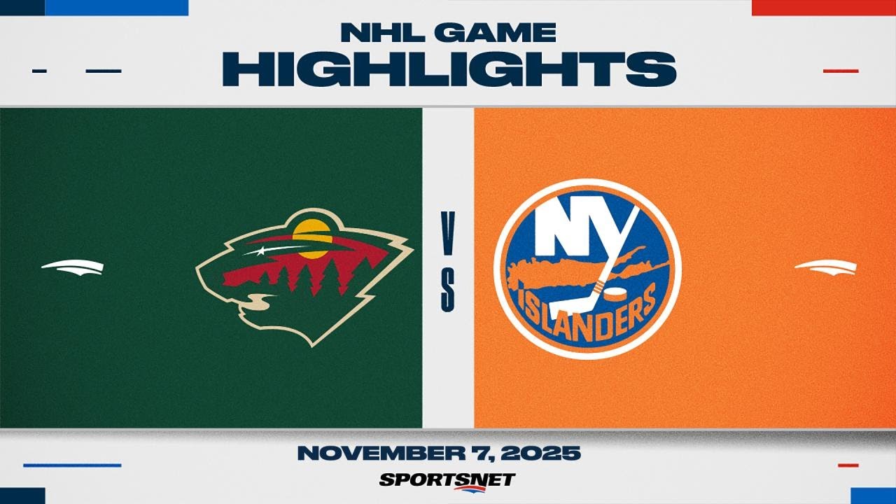 NHL Highlights | Wild vs. Islanders - November 7th, 2025