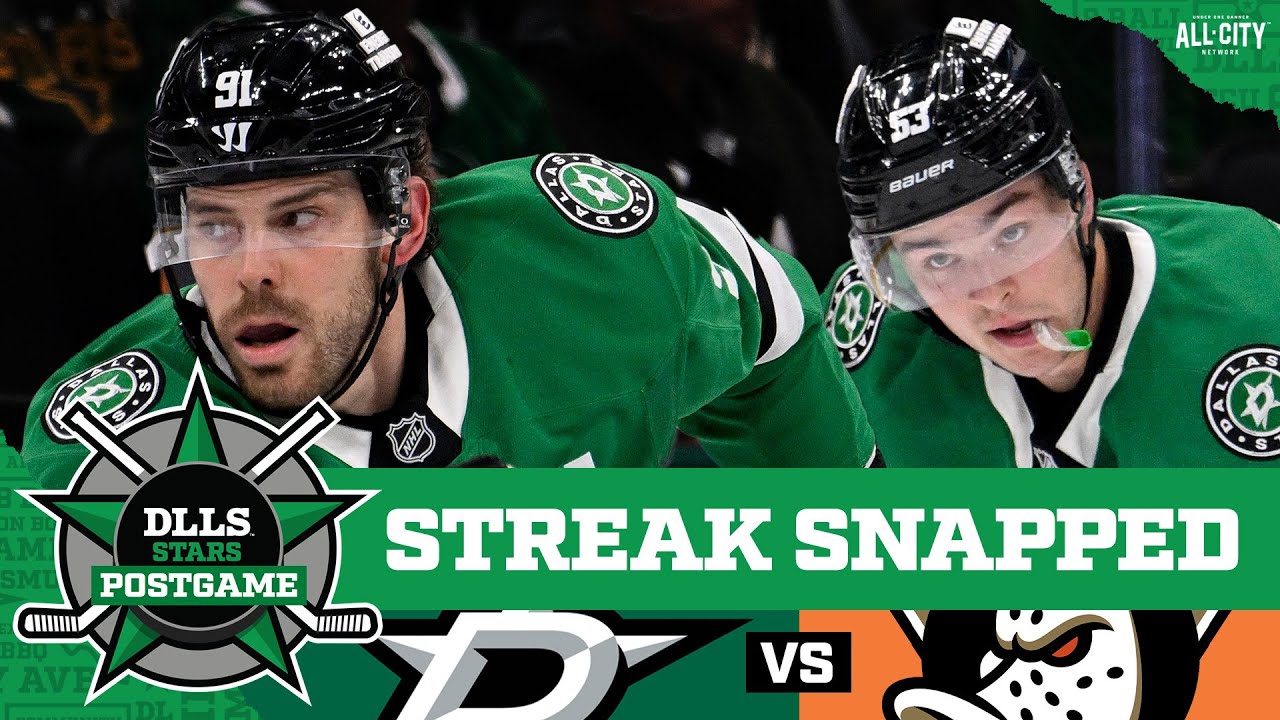 Youthful Ducks Overwhelm Stars 7-5, Snapping Dallas’ 7-Game Point Streak | DLLS STARS POSTGAME