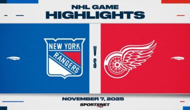 NHL Highlights | Rangers vs. Red Wings - November 7, 2025