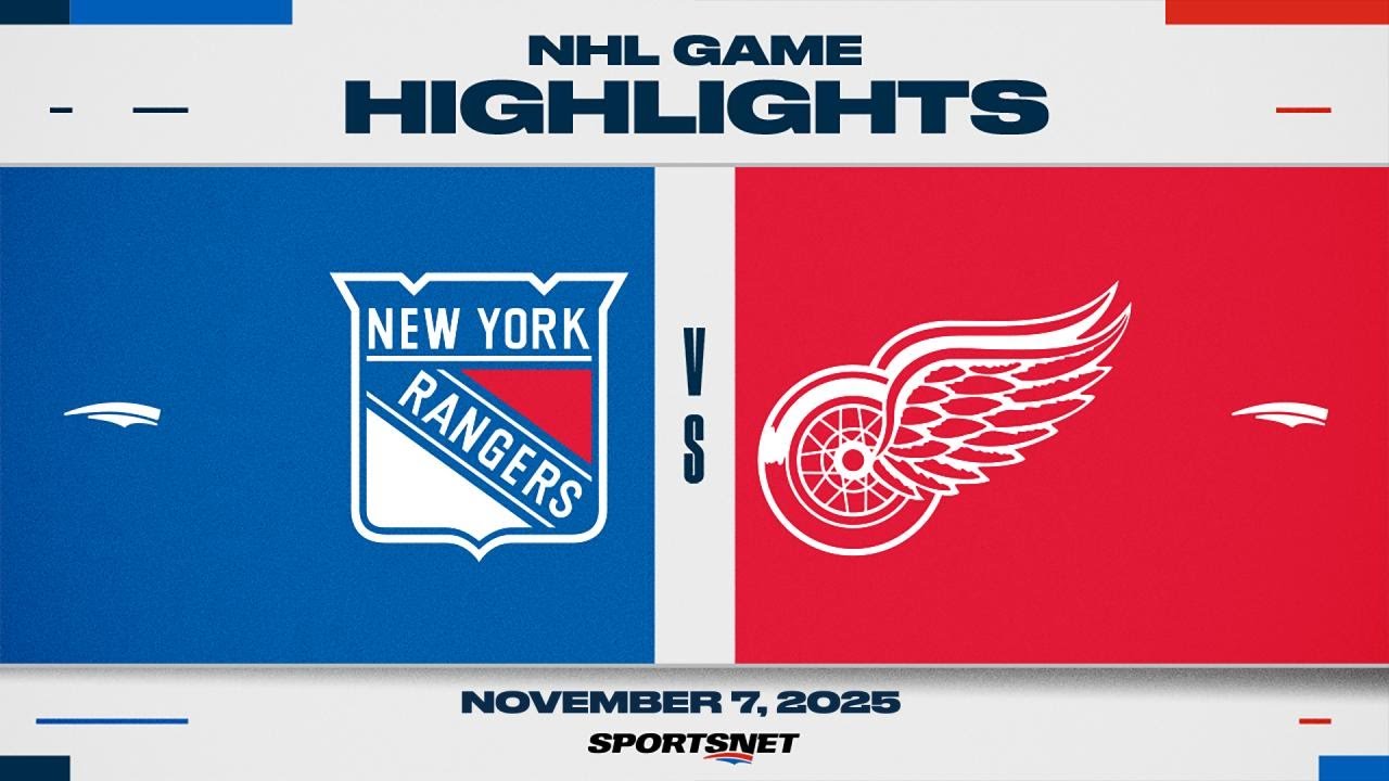 NHL Highlights | Rangers vs. Red Wings - November 7, 2025