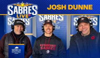 “Get Your Nose Over The Puck” | Josh Dunne On First NHL Goal And His Hockey Family | Buffalo Sabres