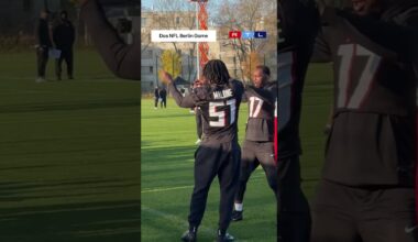 Vor 2 Stunden gelandet und direkt gute Laune 😍 #rtlnfl #falcons #vibes #berlin