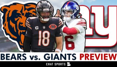 Chicago Bears vs. New York Giants Preview, Injury News & Score Prediction | NFL Week 10