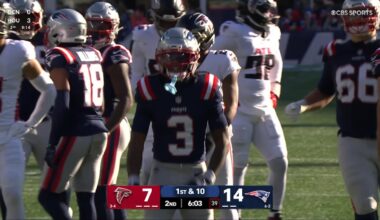 Douglas and Diggs lead Pats downfield for TD