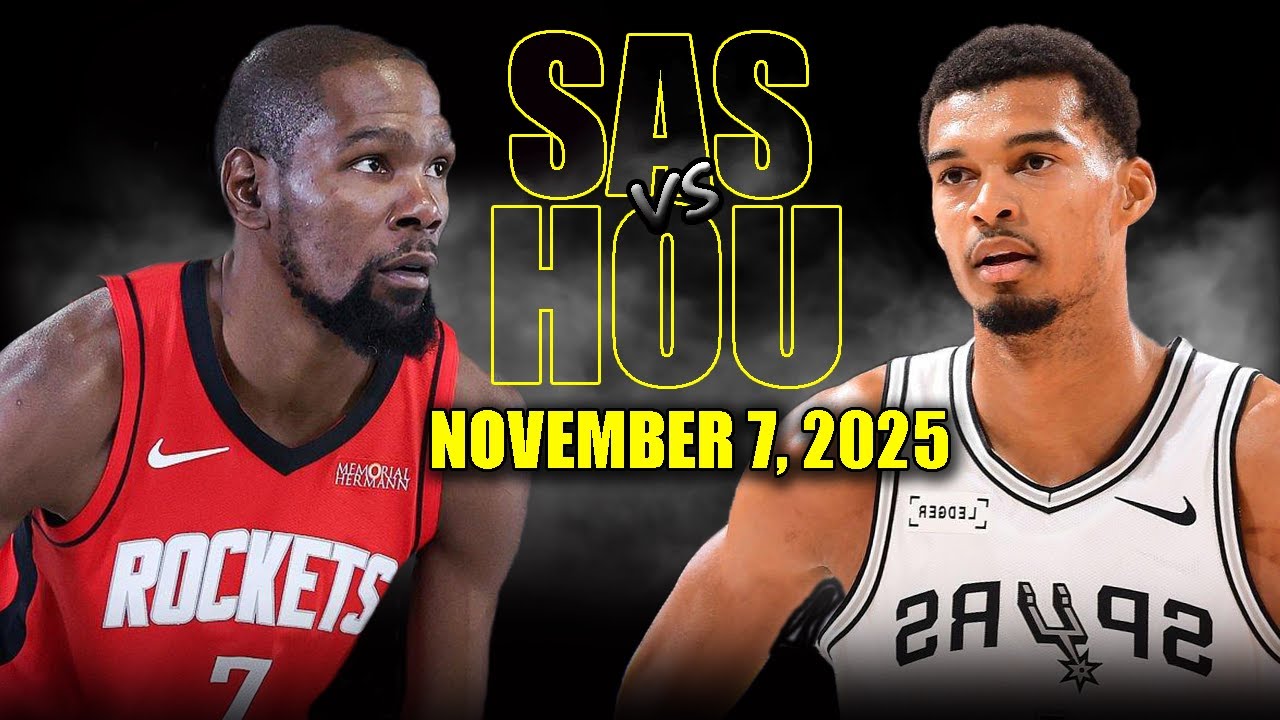 Houston Rockets vs San Antonio Spurs Full Game Highlights - November 7, 2025 | NBA Season