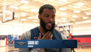 Saddiq Bey on team defense, rookie contributions | New Orleans Pelicans