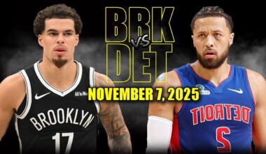 Brooklyn Nets vs Detroit Pistons Full Game Highlights - November 7, 2025 | NBA Season