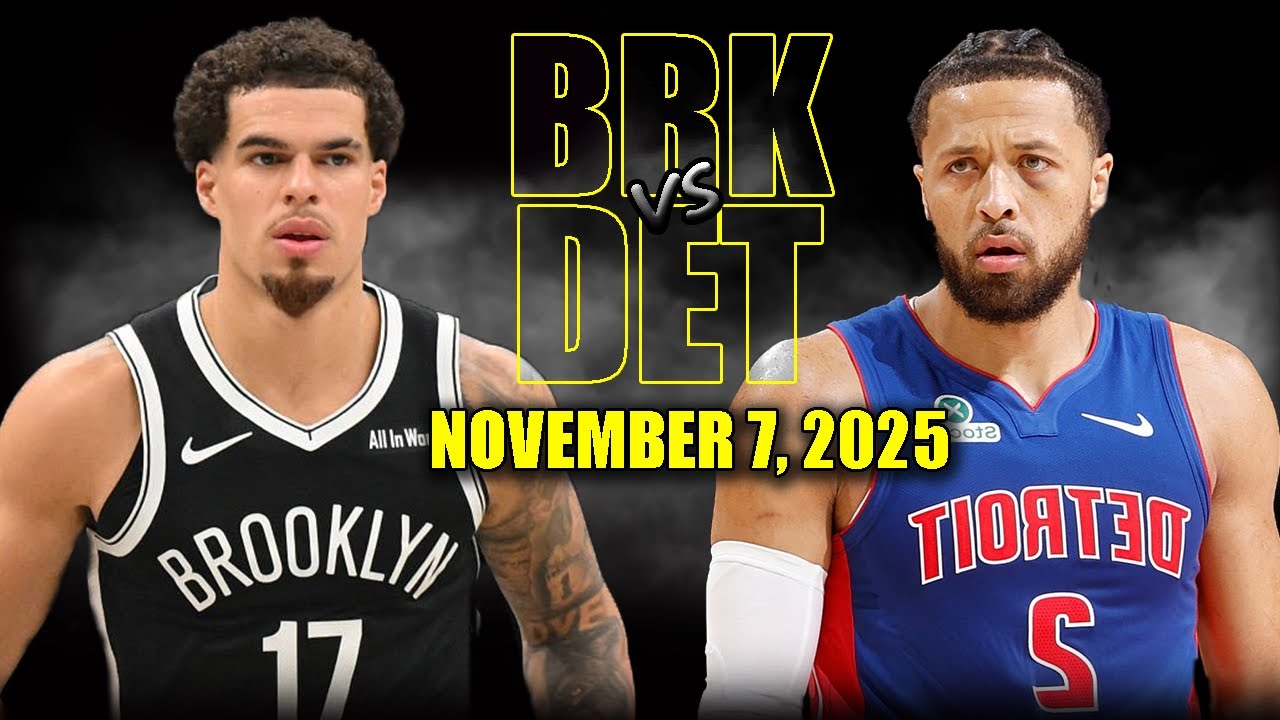 Brooklyn Nets vs Detroit Pistons Full Game Highlights - November 7, 2025 | NBA Season