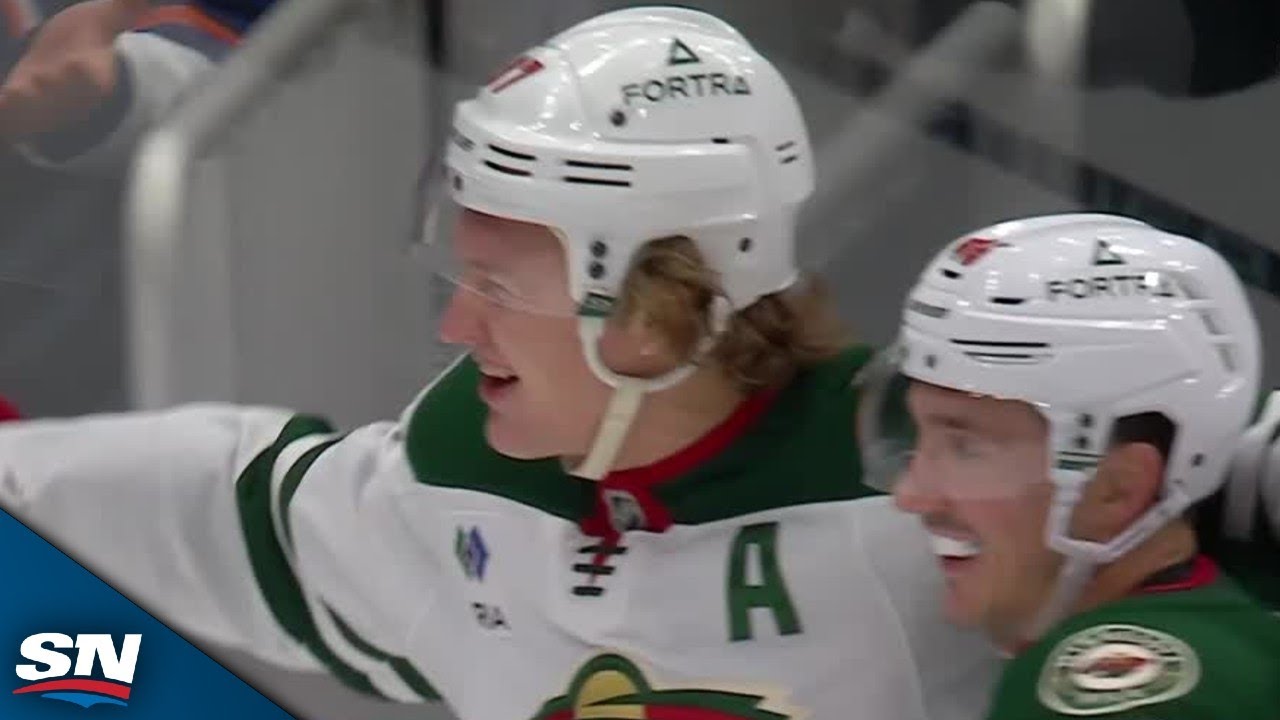 Wild's Kirill Kaprizov Buries One-Timer Off Beautiful Give-And-Go