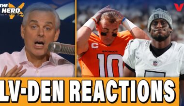 Raiders-Broncos REACTION: Denver's Bo Nix PROBLEM, Geno STRUGGLES | THE HERD NFL w/ Colin Cowherd
