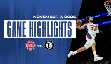 Pistons Win 5th Straight to Open NBA Cup! | Highlights vs Nets #nba #pistons #detroitpistons