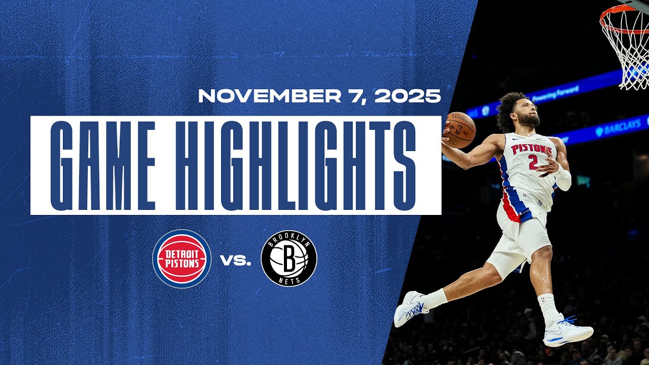 Pistons Win 5th Straight to Open NBA Cup! | Highlights vs Nets #nba #pistons #detroitpistons