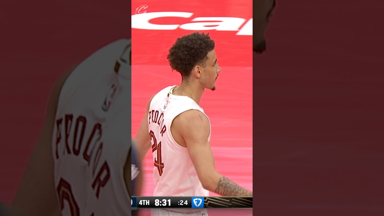 🇦🇺 Tyrese is feelin it in the fourth! #LetEmKnow #Cavs #TyreseProctor #NBA #Shorts