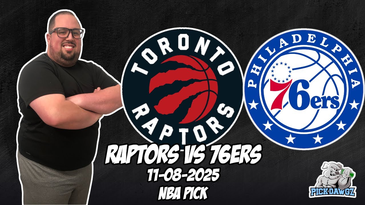 Philadelphia 76ers vs Toronto Raptors 11/8/25 NBA Free Picks & Prediction | NBA Betting Tips