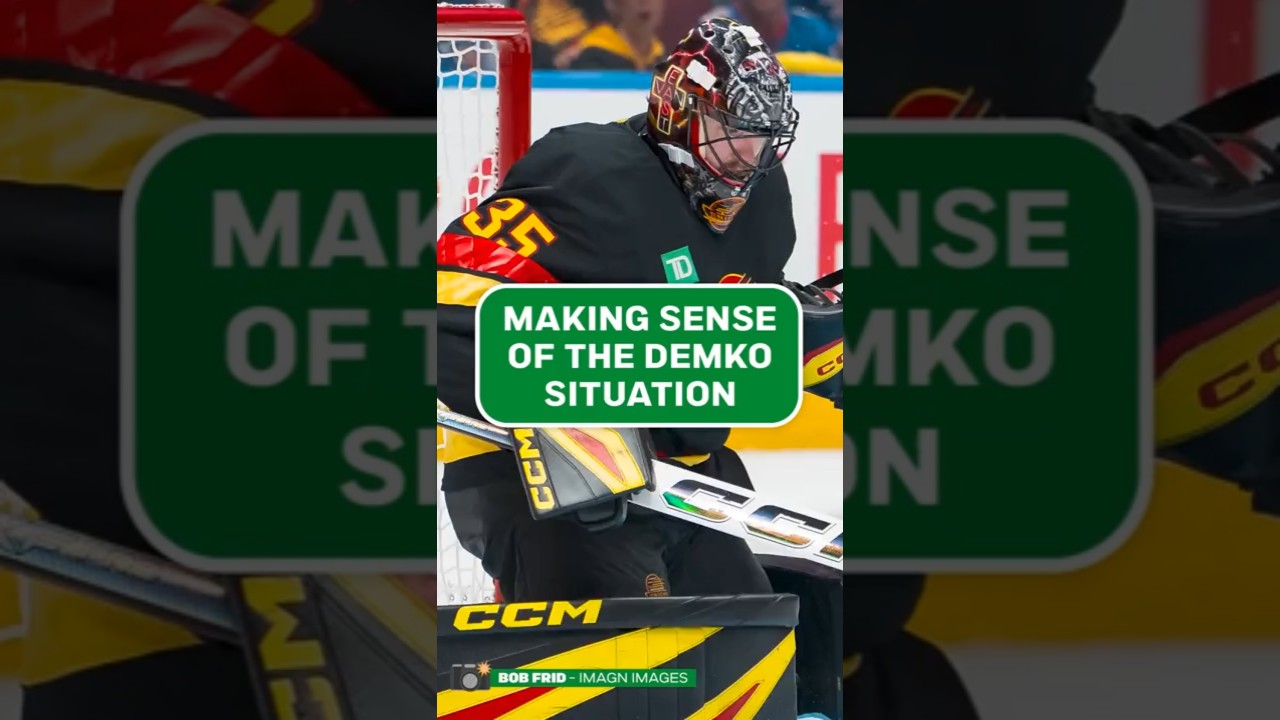 Is Demko hurt or are the Canucks just finding a creative way to ensure he gets the rest he needs?