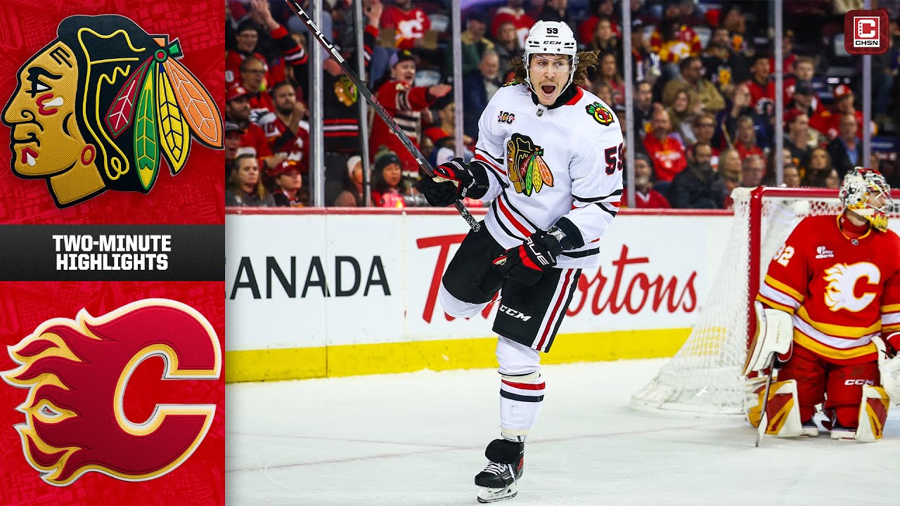 Calgary Flames vs. Chicago Blackhawks (11/7/25) | Game Highlights | CHSN Blackhawks