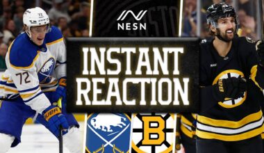 INSTANT REACTION - Bruins Take Down Sabres in 3-1 Win