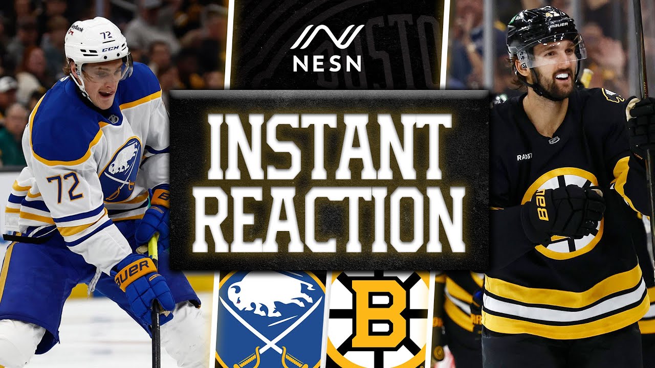 INSTANT REACTION - Bruins Take Down Sabres in 3-1 Win