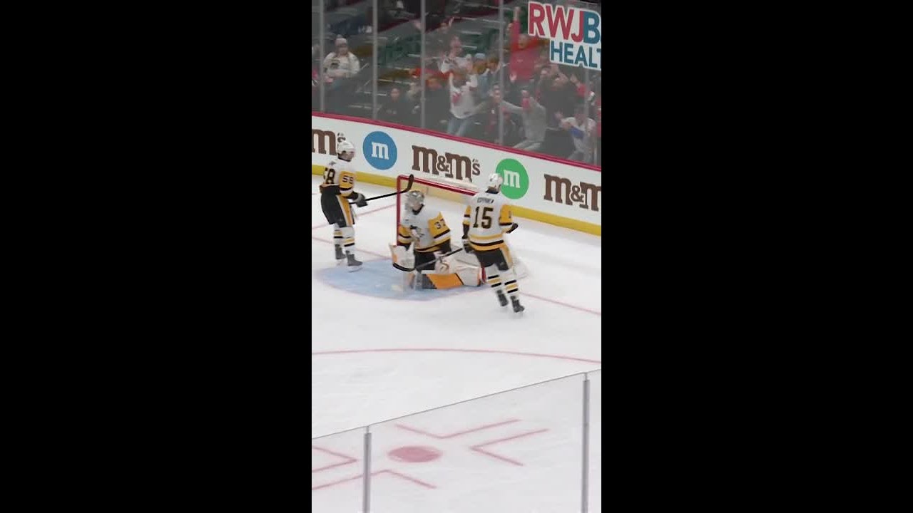 Arseny Gritsyuk with a Short Goal vs. Pittsburgh Penguins
