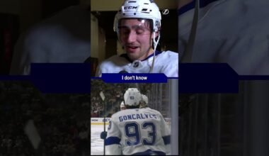 First NHL Goal reaction for Dom James!  #hockey #gobolts #hockeyplayer #nhl #firstgoal