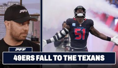 San Francisco 49ers vs. Houston Texans Review | PFF Grade Release Show