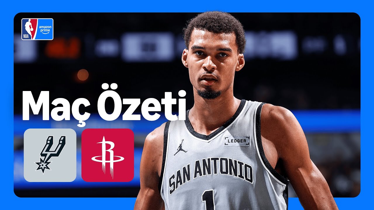 San Antonio Spurs - Houston Rockets | Maç Özeti | Emirates NBA Kupası 🏆 | Prime Video Türkiye